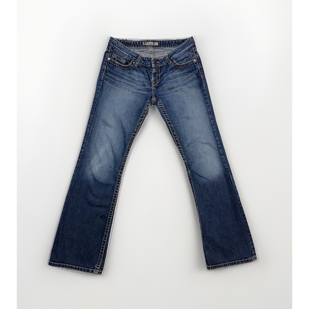 BKE Stella Tailored Bootcut Jeans Womens 30 x 33.5 High Stretch Medium Wash